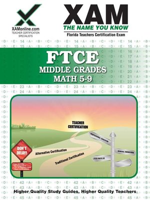 cover image of FTCE Middle Grades Math 5-9